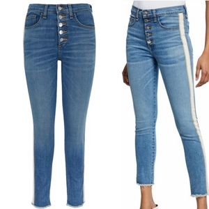 VERONICA Beard Blue Debbie 10” skinny with Tux in Grotto size 29